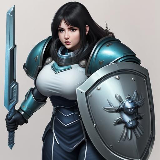 Female space marine