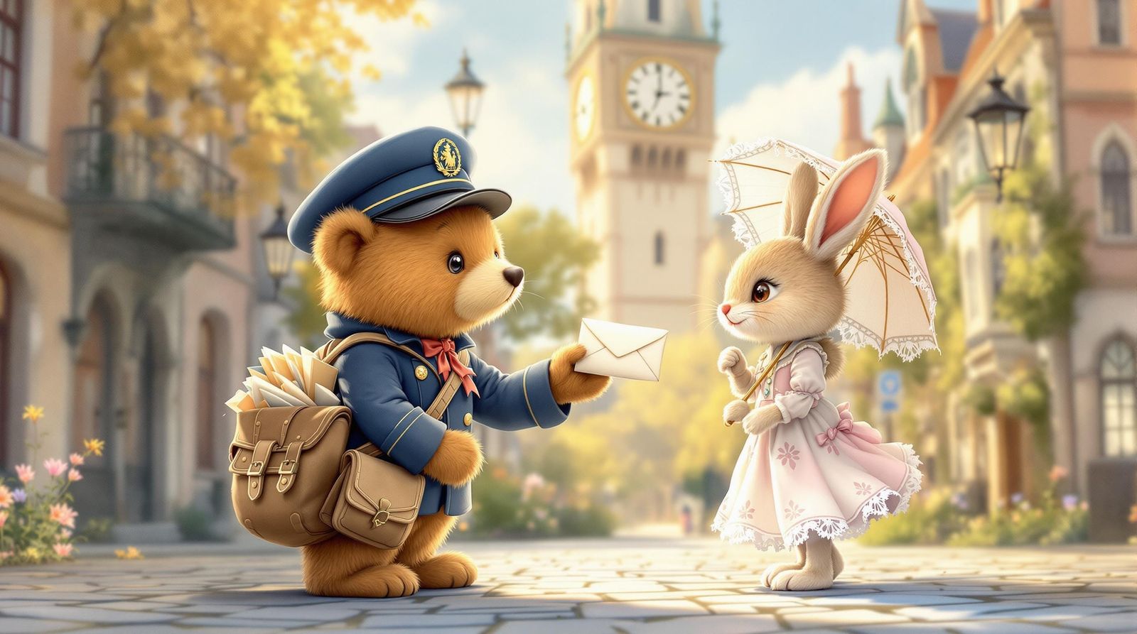 “Beary special delivery for you, ma’am.”