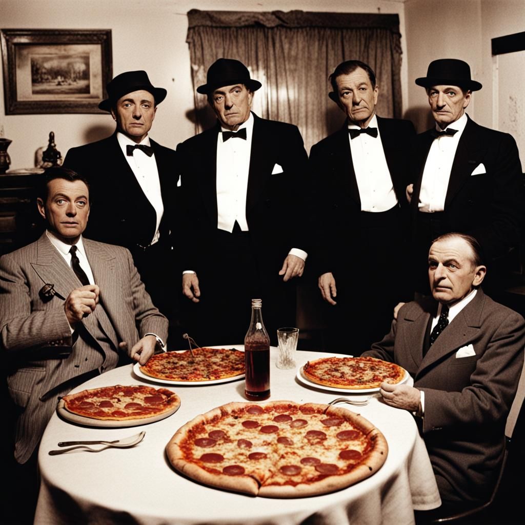 1920s Italian Gangster Pizza Party