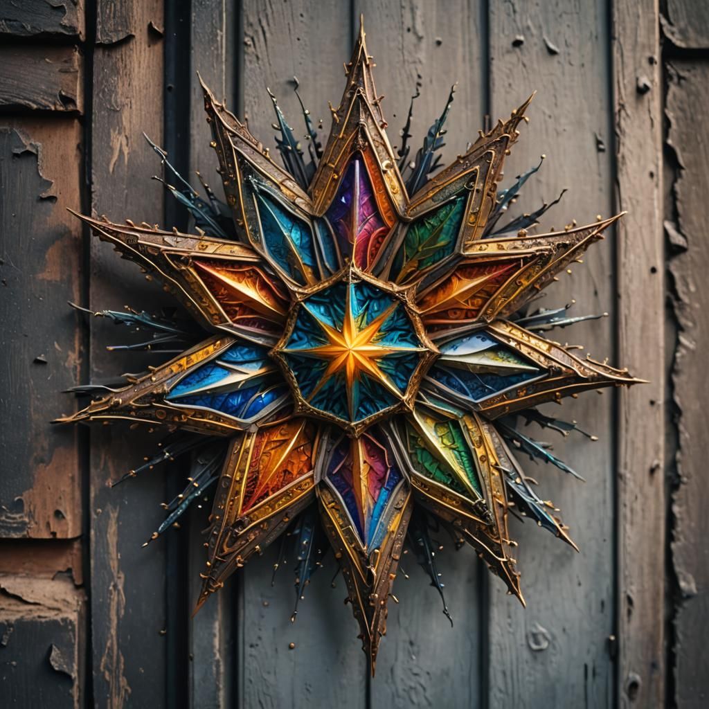 Hyperrealistic Star Visits a Window