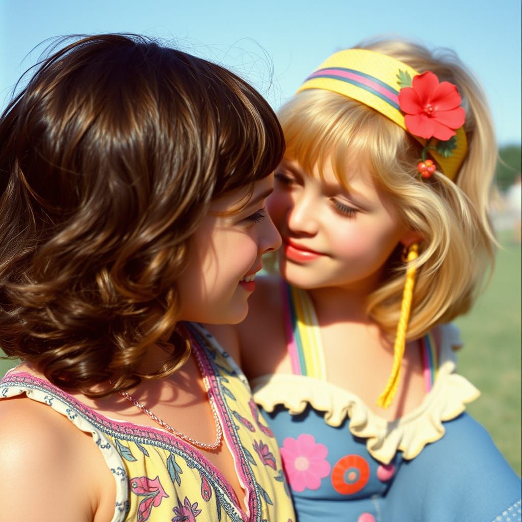 Hippie Girl of Summer Love in 1967