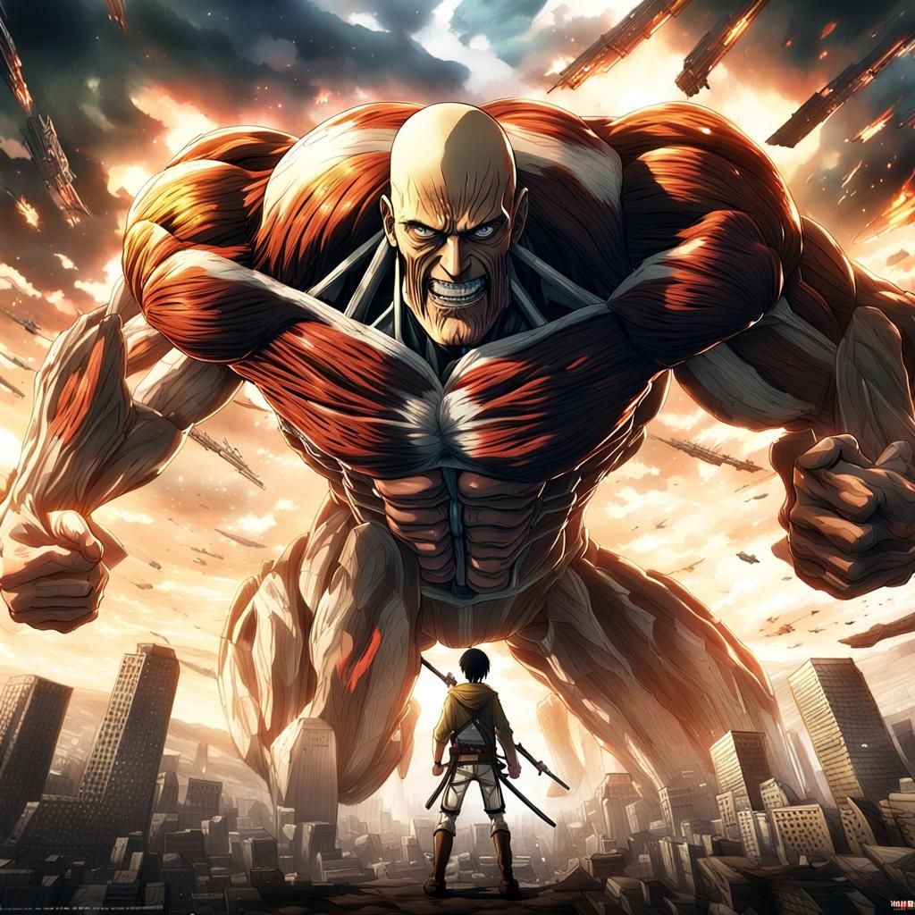 Attack on Titan Giant Reimagined in 3D CGI