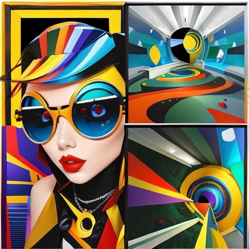 Abstract Doorway to Another Dimension