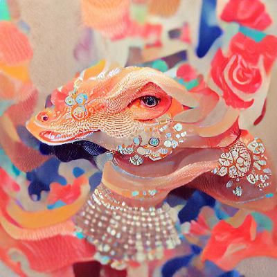 Detailed Gouache Painting