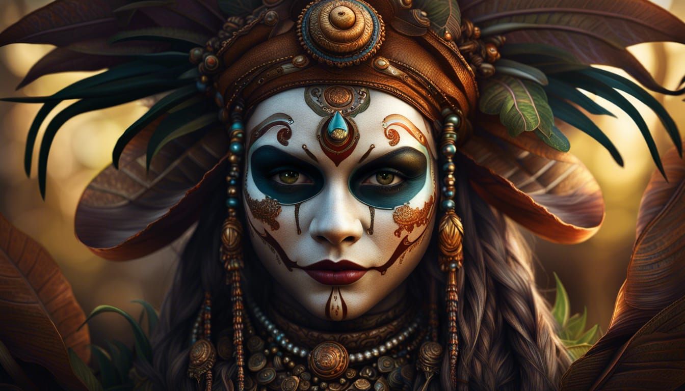 Aboriginal Demon Insect in Sci-Fi Horror Art