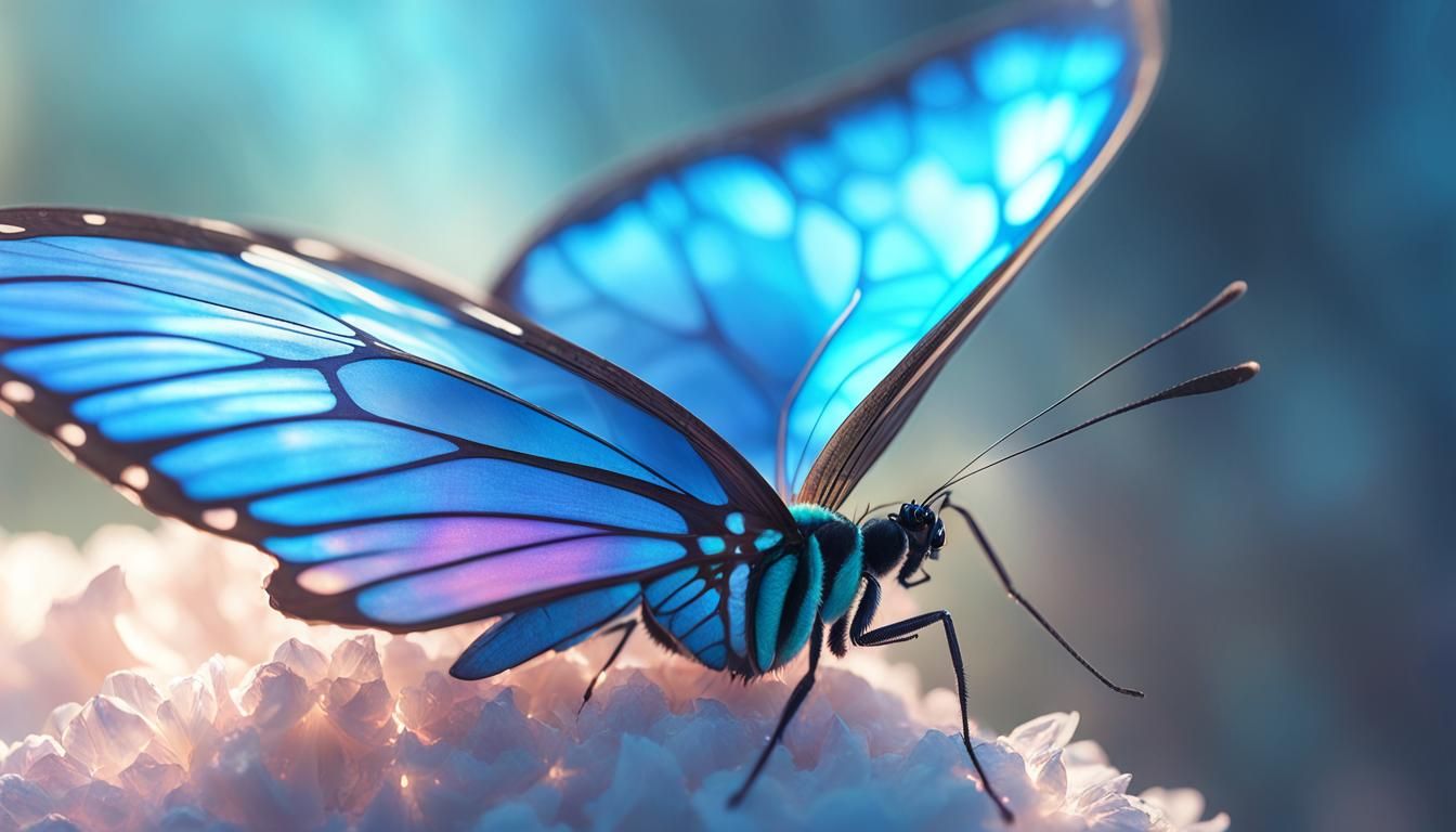 Butterfly Emerges: Hyper-Realistic Digital Art