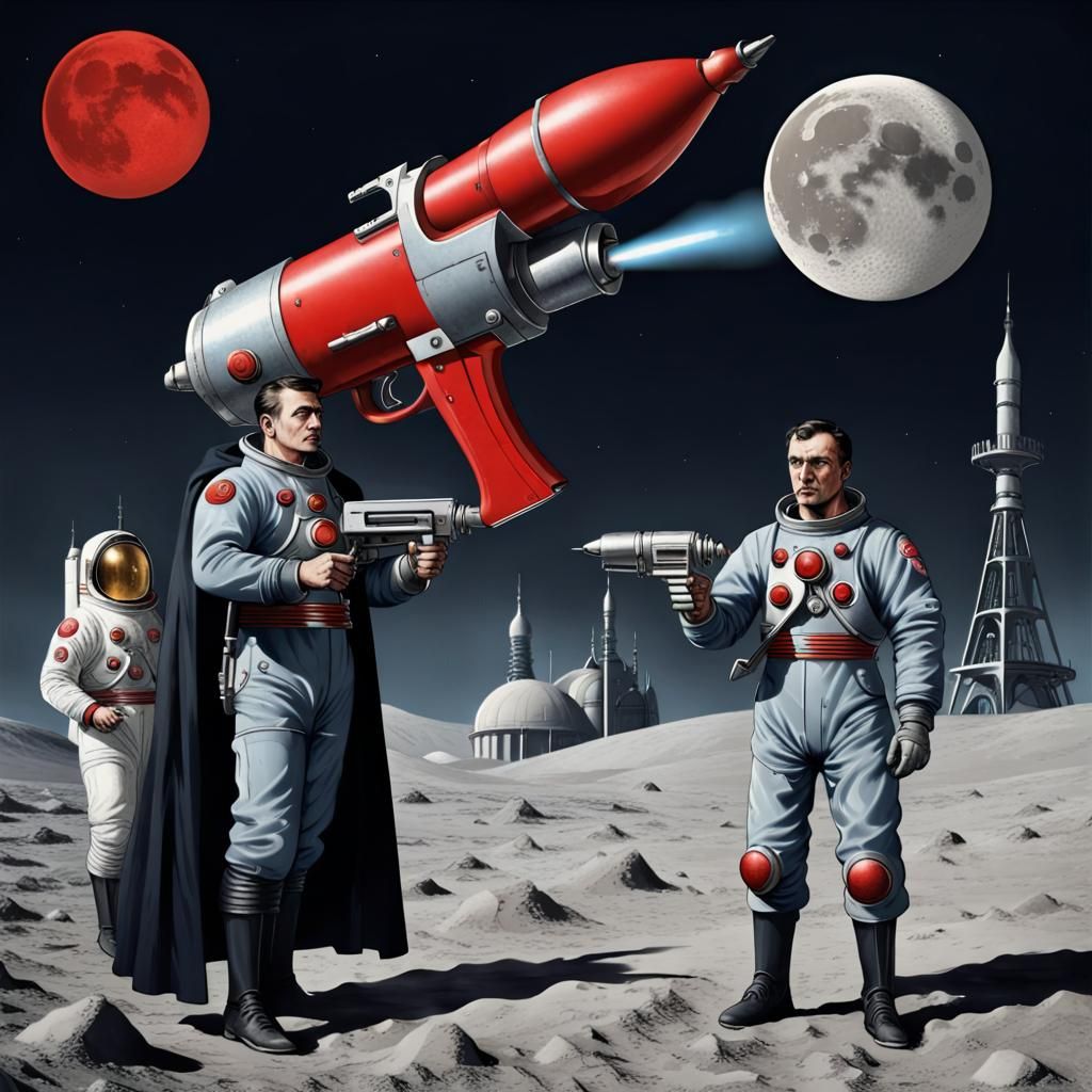 Raygun Gothic Soviet Lunar Base