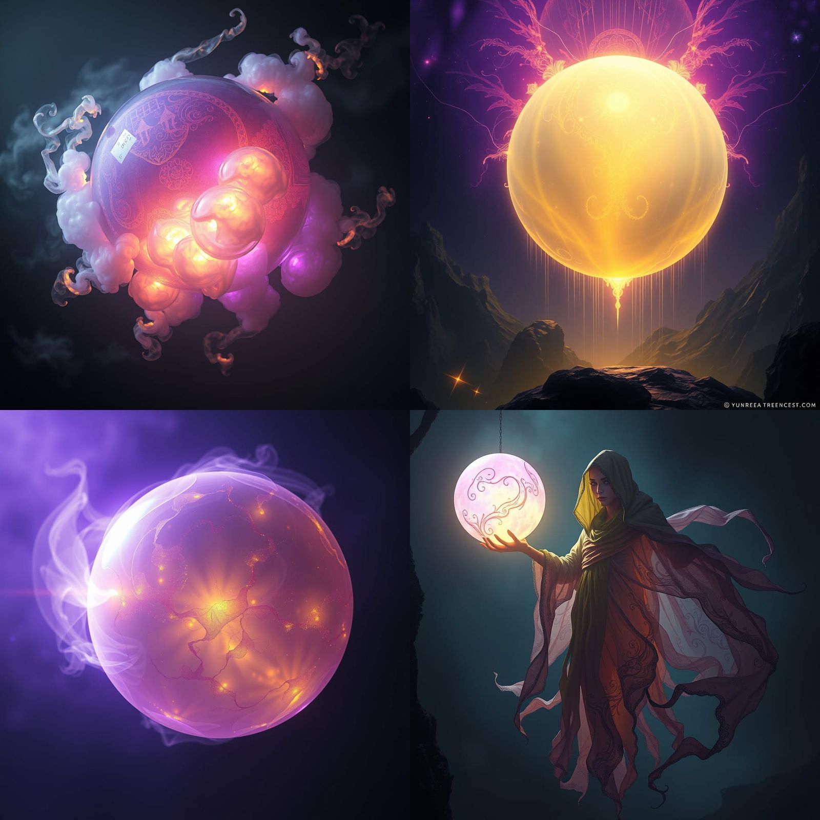 Ethereal Ghostly Soul in Dark Fantasy Style