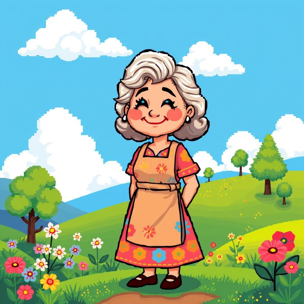 C64 aunty simulation side-scroller.