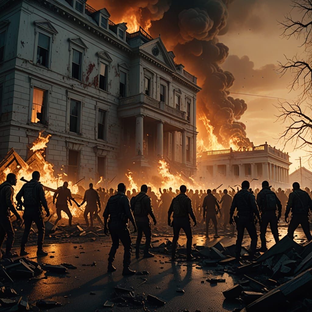 Post-Apocalyptic White House Under Siege