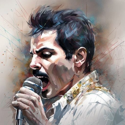 AI-Generated Portrait of Freddie