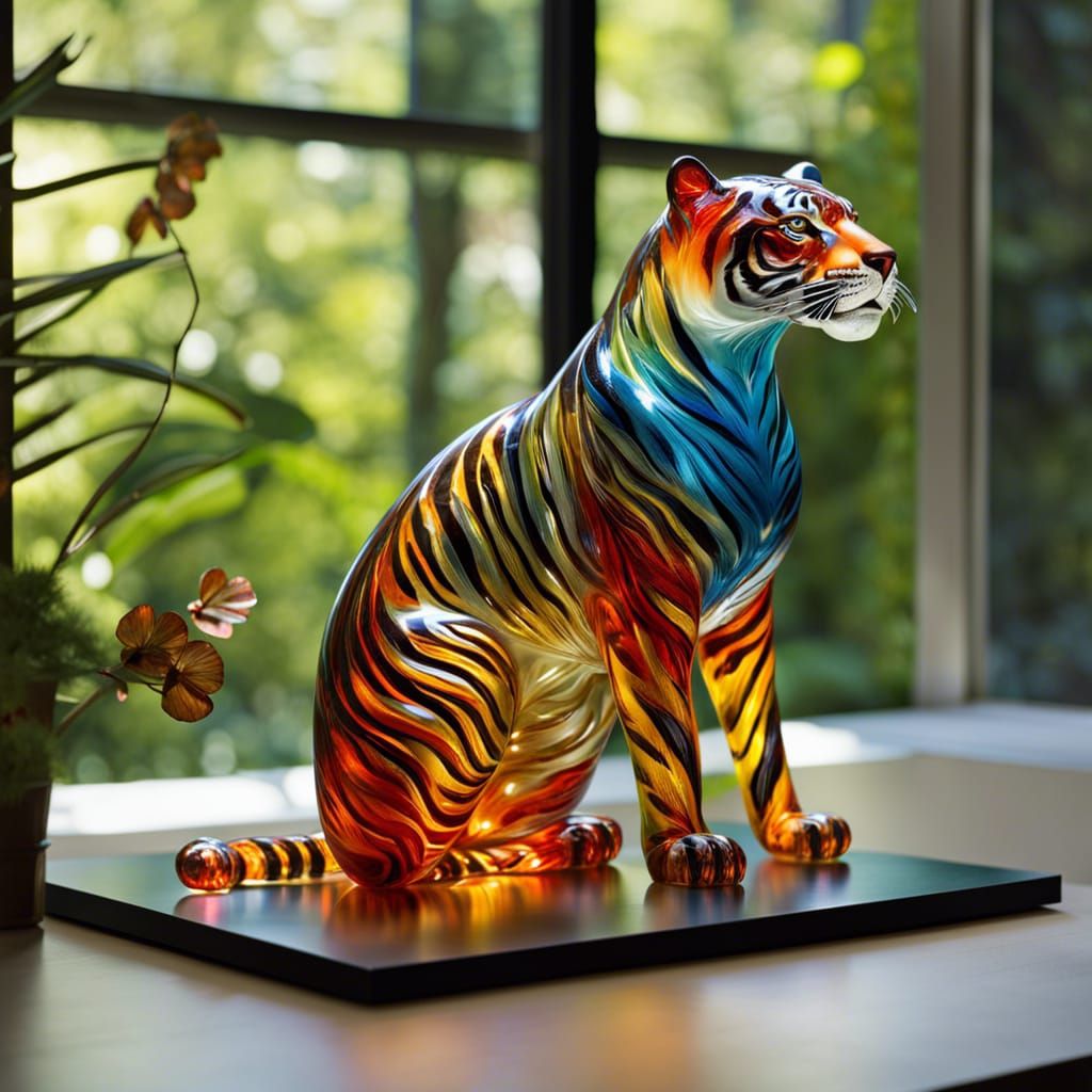 Handsome Glass Tiger
