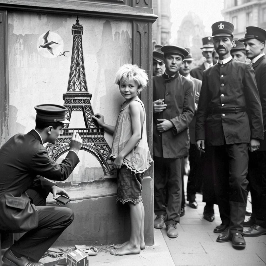Impressionist Eiffel Tower in the City of Light