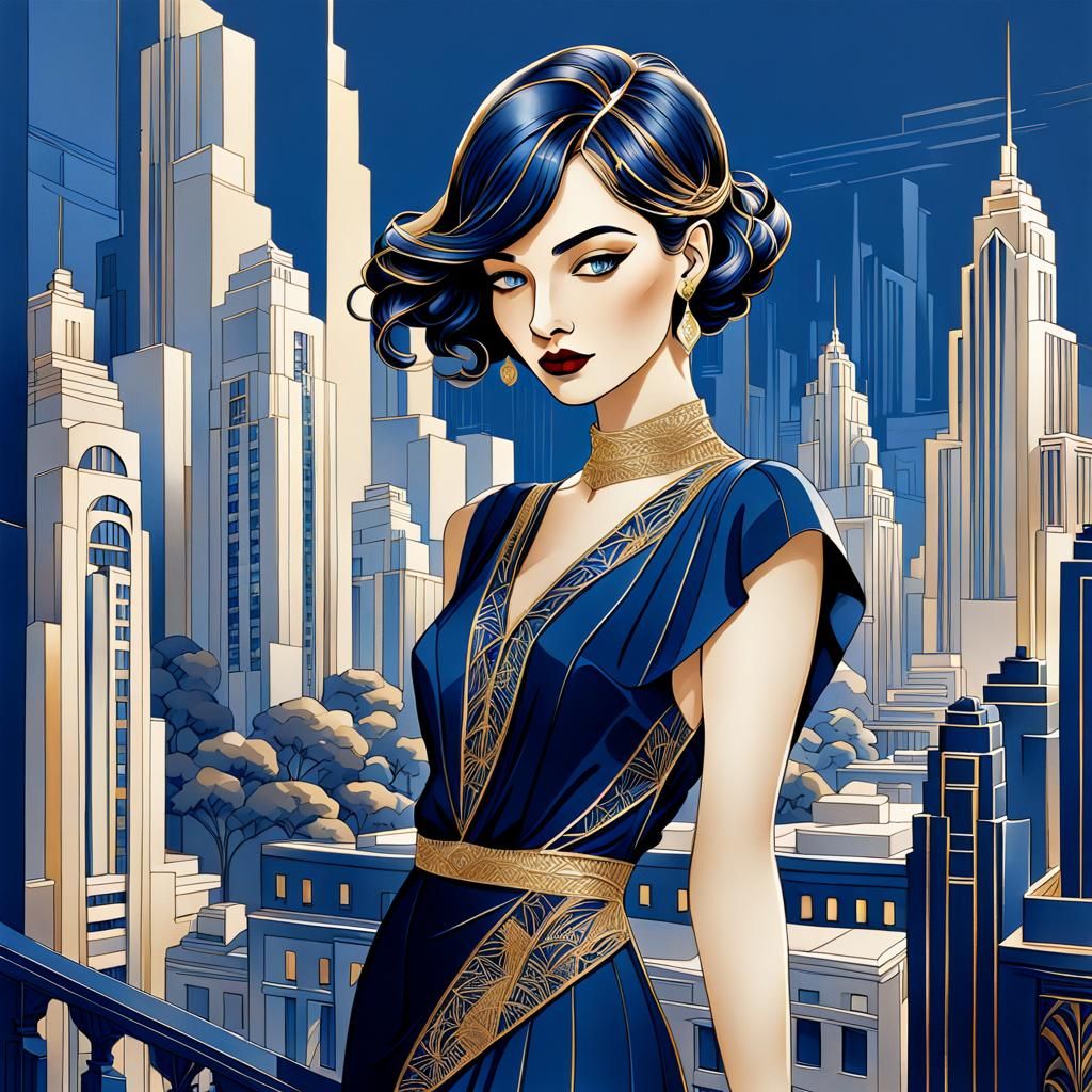 Art Deco Woman