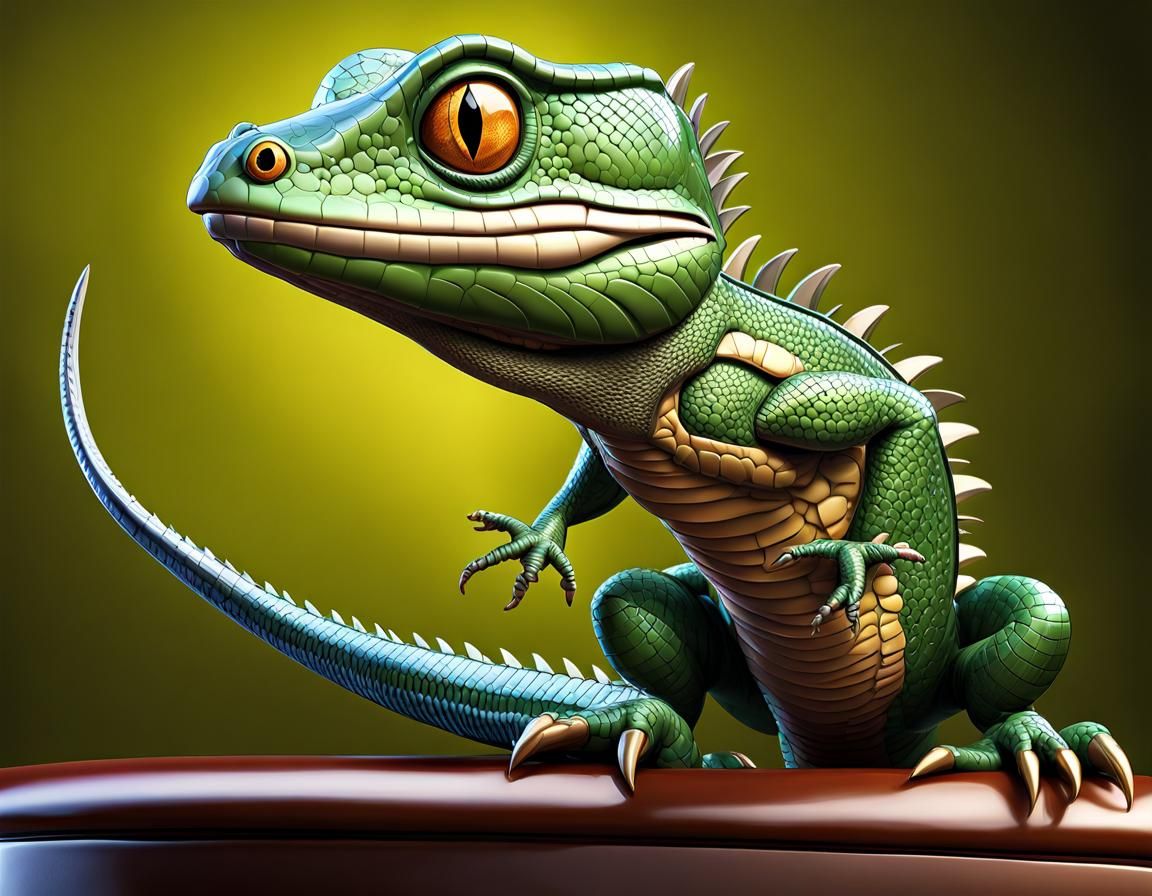 Lizard Caricature