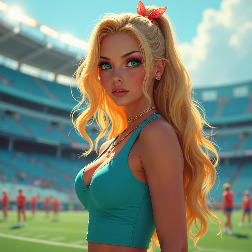 Miami Dolphins Athlete Victory in Realistic Style