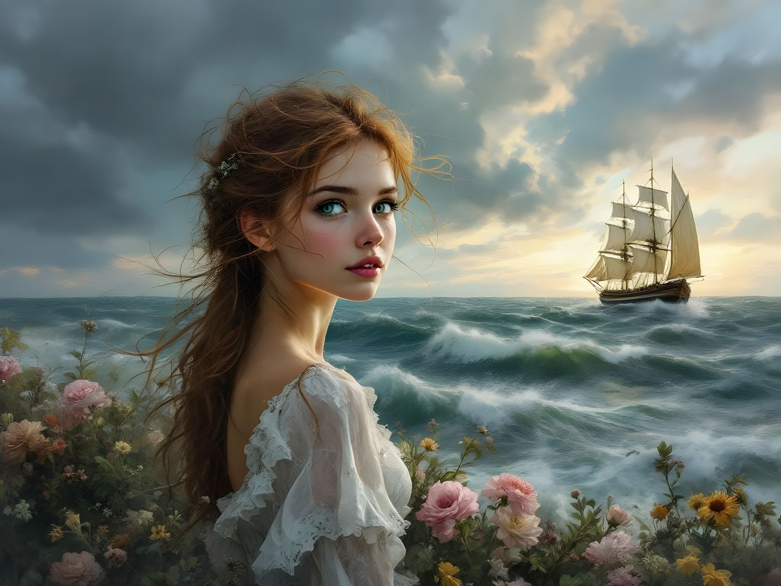 Tabitha waits in hope on the Irish Coast!