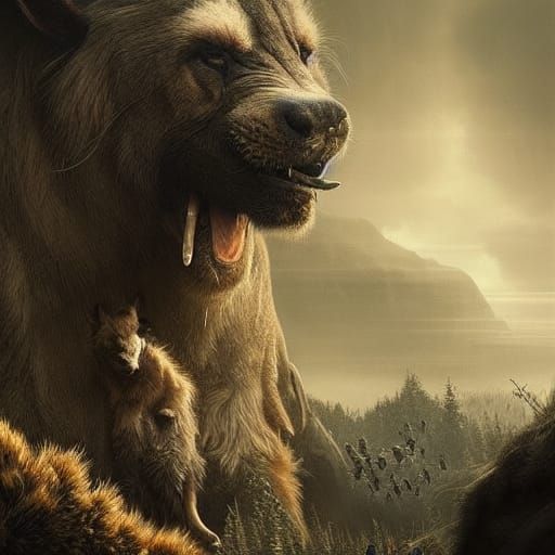 Epic Animal Kingdom: A Digital Matte Painting