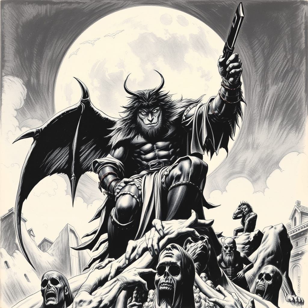 Dark Fantasy Art Inspired by Comic Book Masters