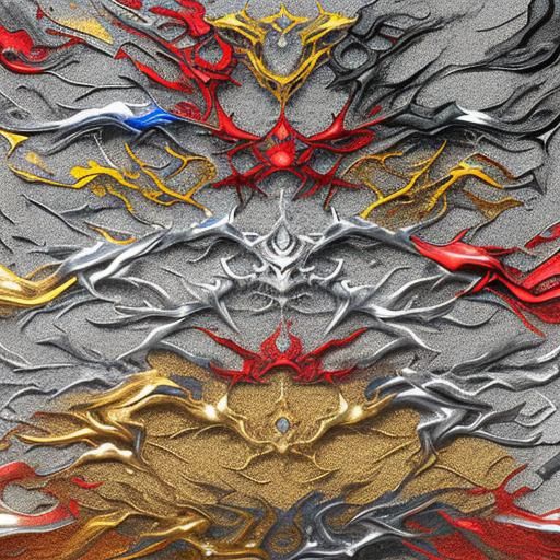 Abstract Metamorphosis: Vivid Colors in Motion