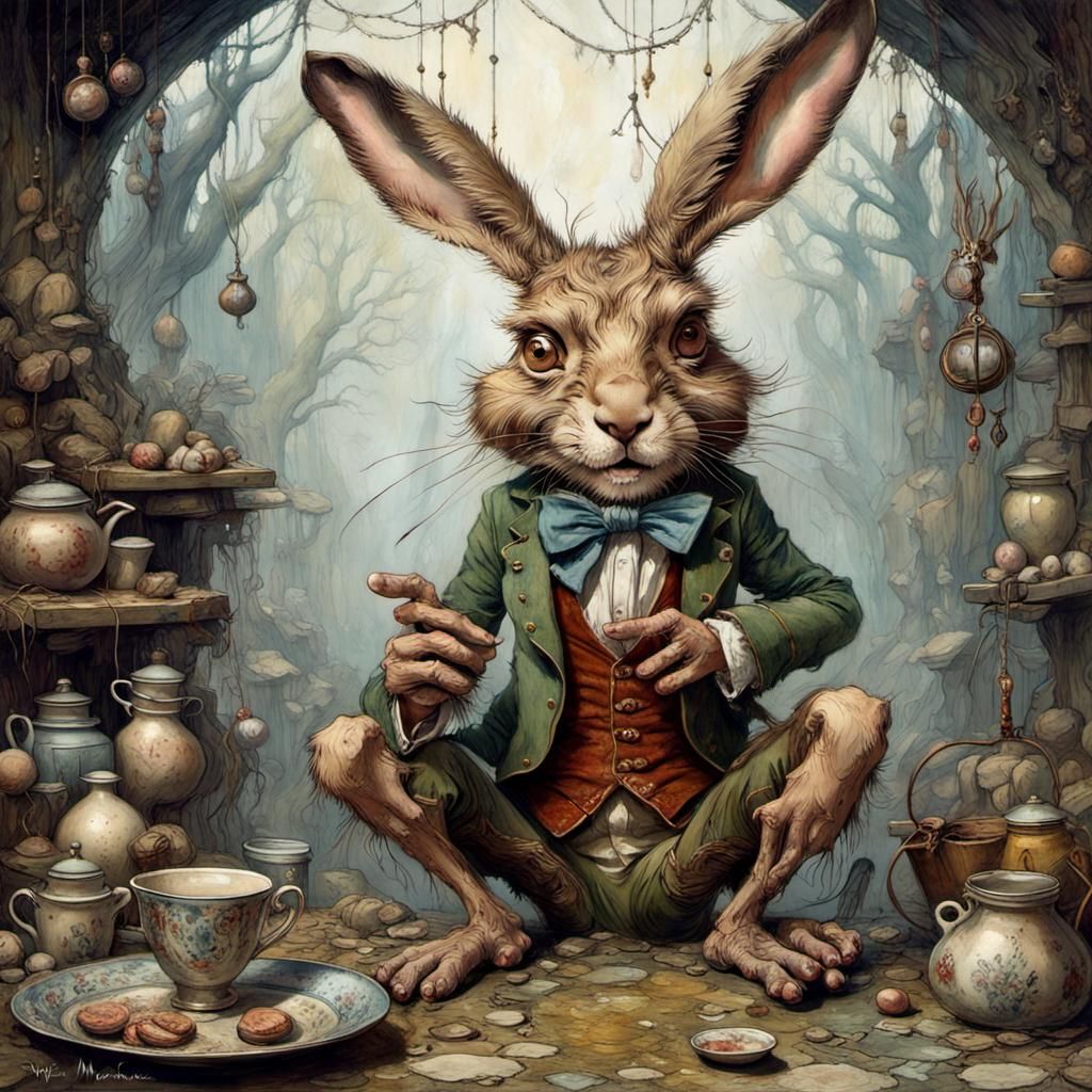 The march Hare in Wonderland