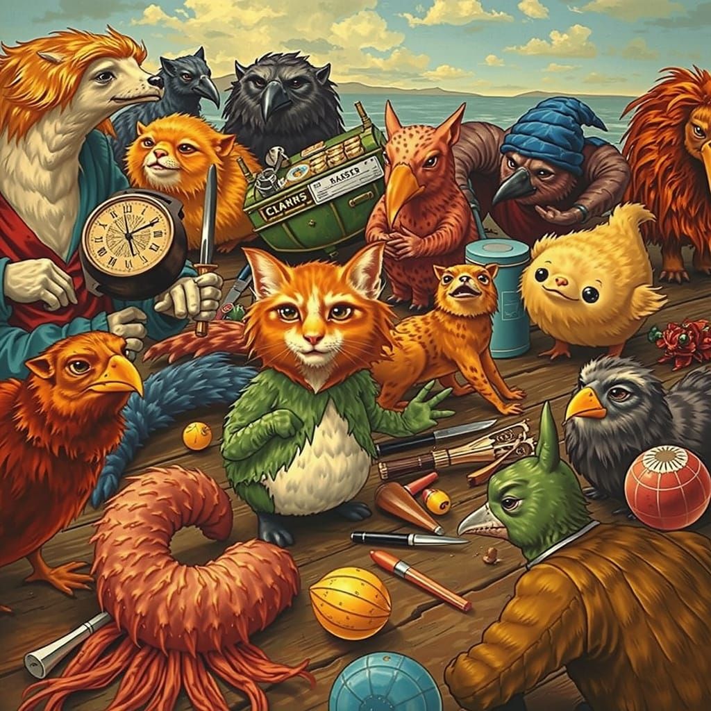 Satirical Woodcut of Decadent English Aristocracy