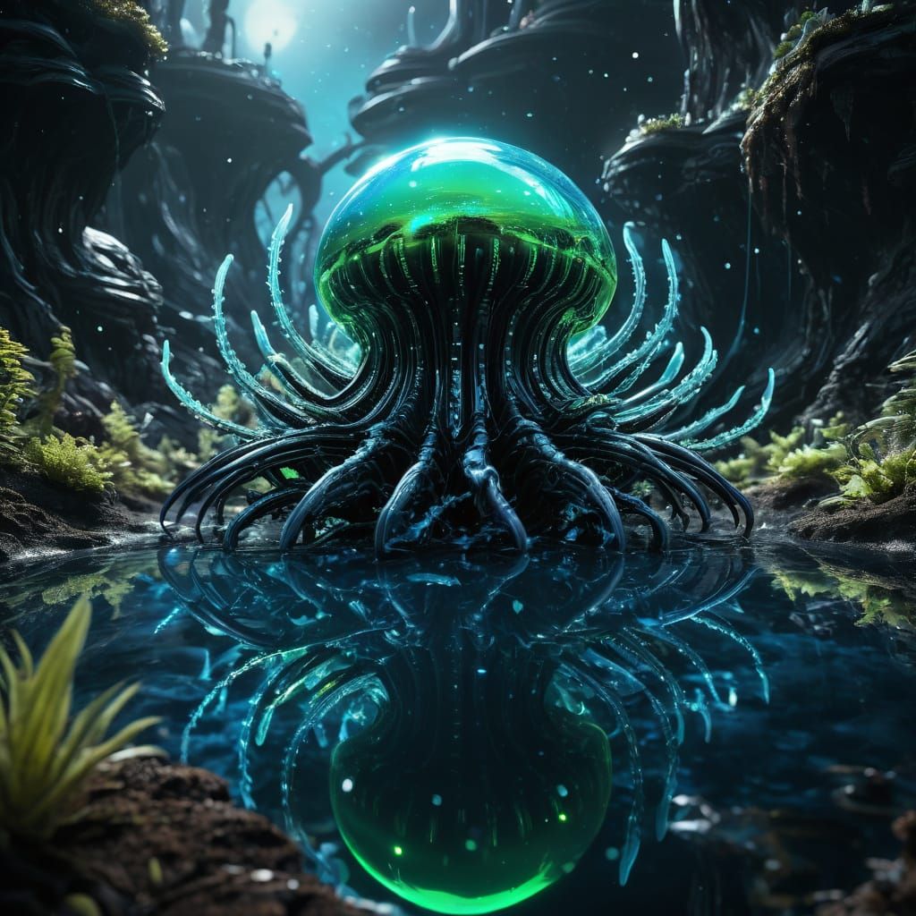 Biomechanical Horror Trapped in Cosmic Vortex