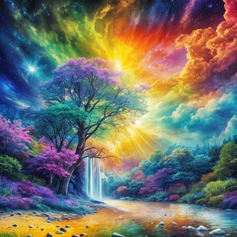 Cerulean Dreams in Quadratic Colors