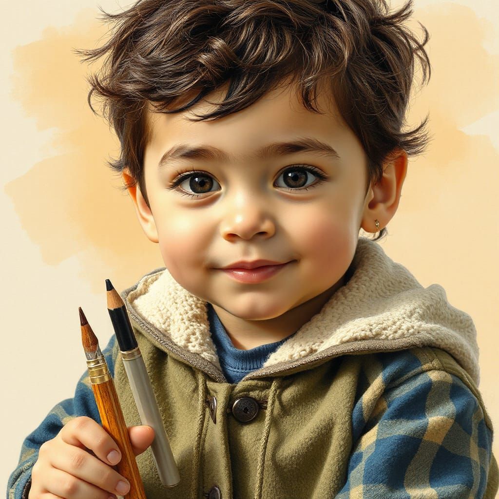 Child Artist Creates Hyperrealistic Drawing