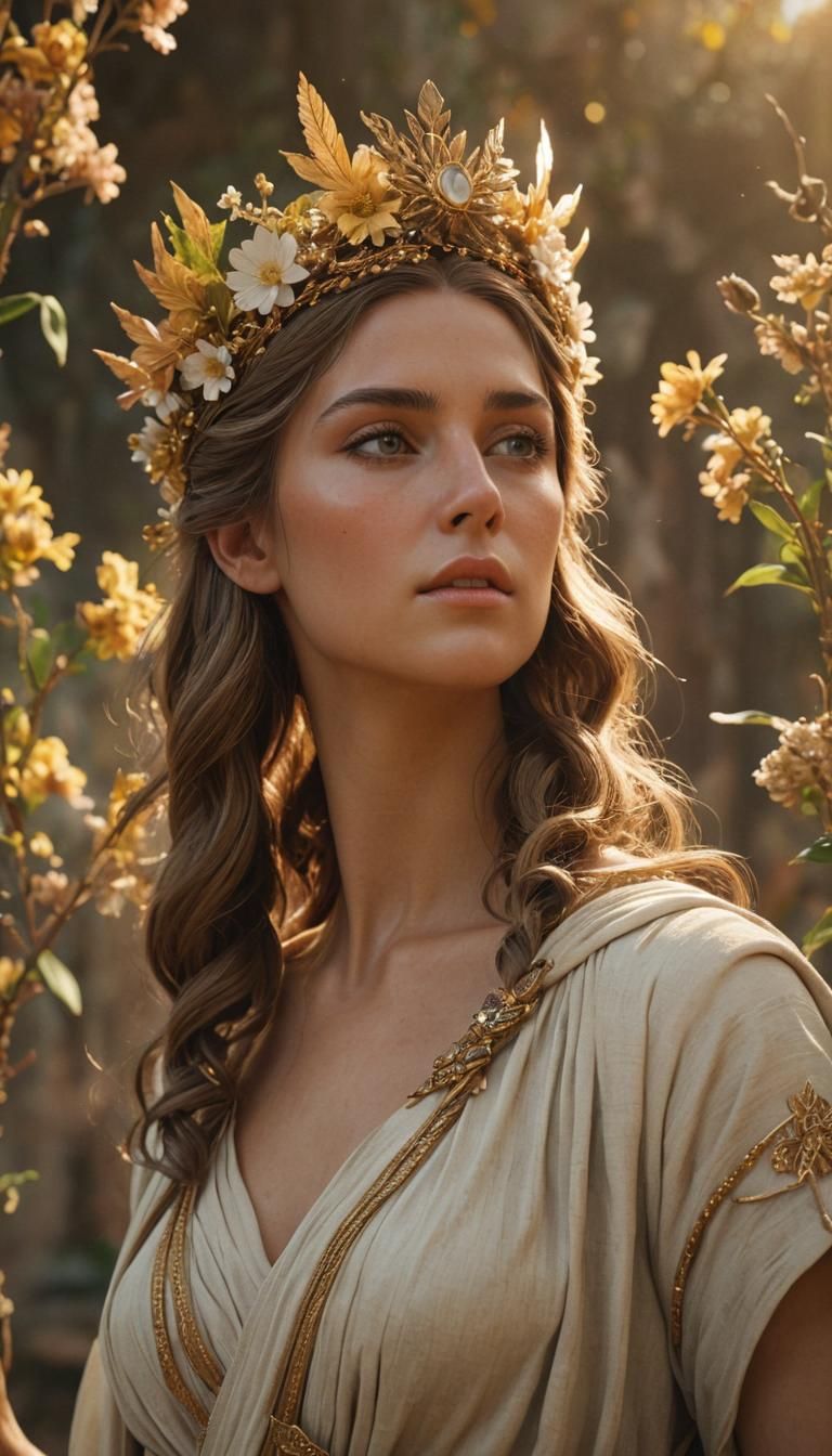 Hera and Demeter Fusion in 3D Game Art