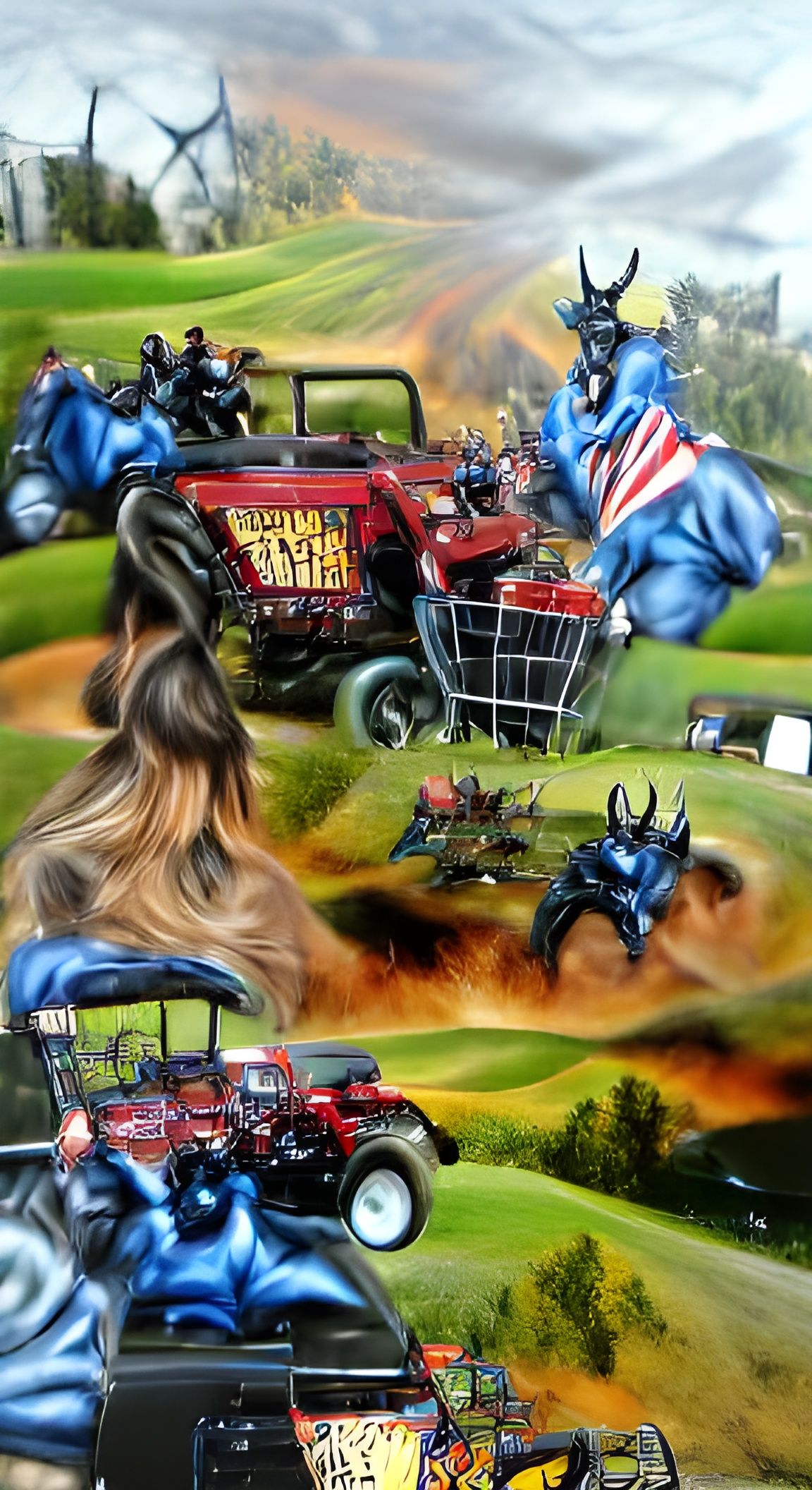Grand Theft Buggy: Amish Country in Marvel Style