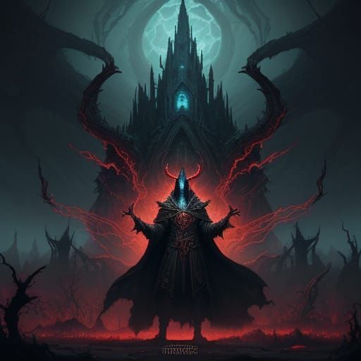 Mystical Summoning in Dark Fantasy