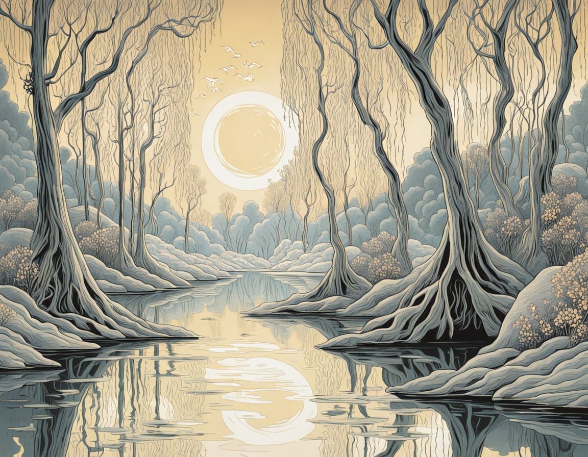 River Styx: Molten Gold, Silver, and Clockwork Gears