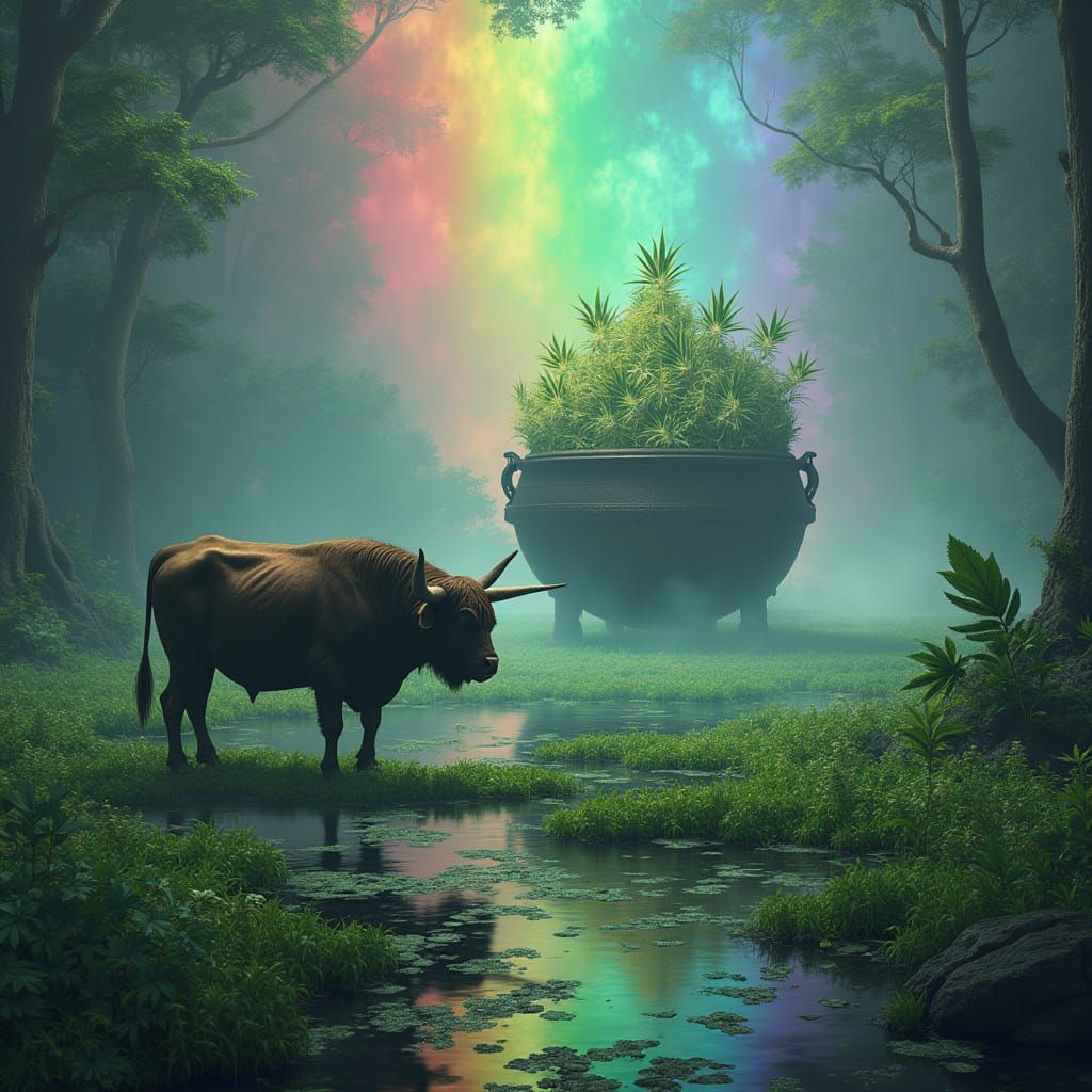 Ethereal Bull Meets Cauldron in Dreamlike Back River Botany ...
