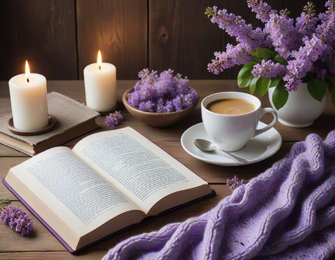 Cozy Coffee Still Life in Rich Textures and Vibrant Colors