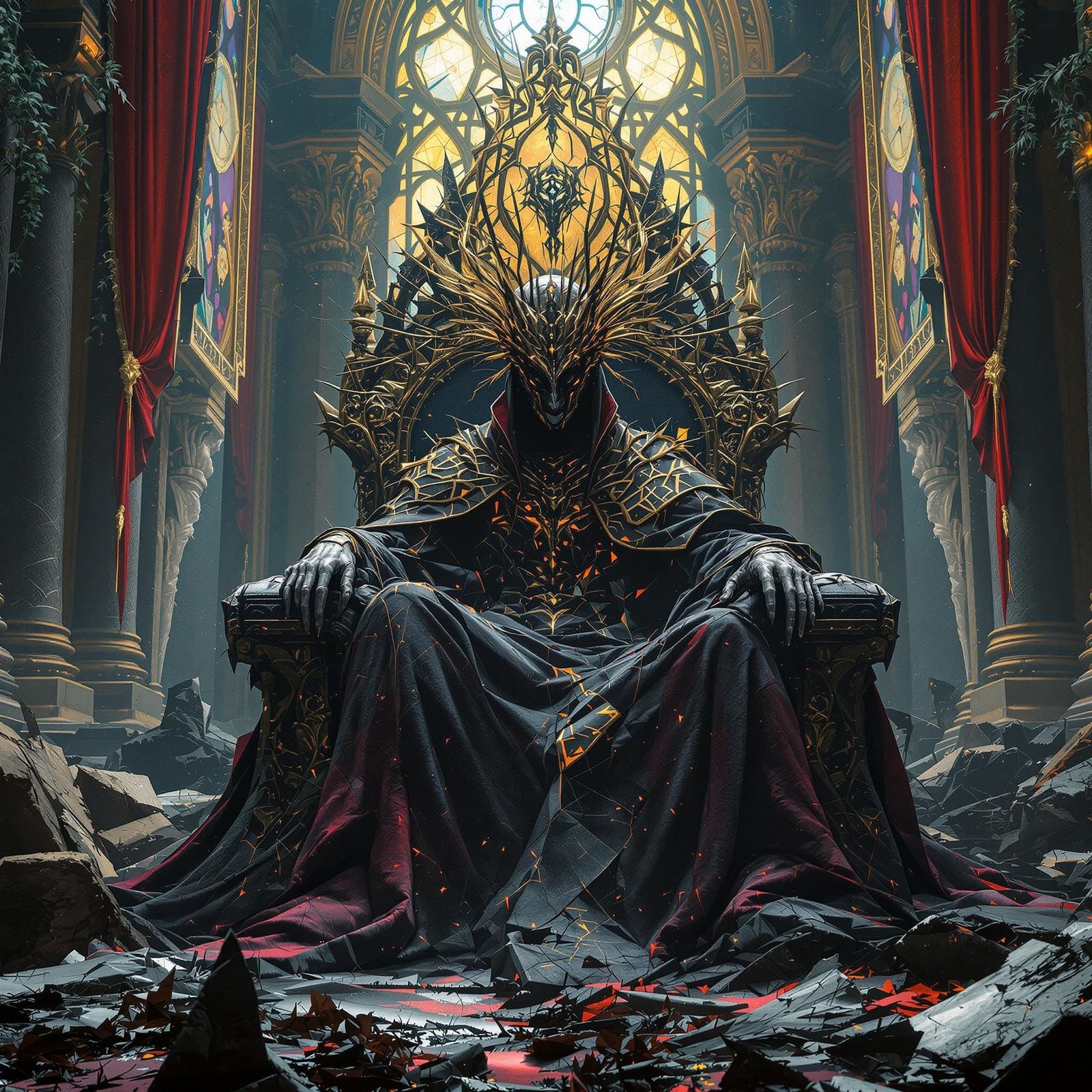 Decaying Sovereign in Entropic Abstraction