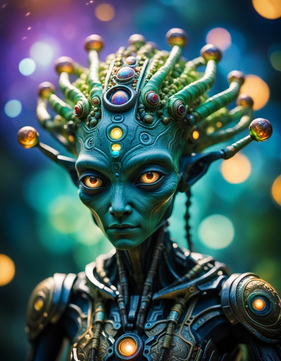Intense DMT Hallucination: Aliens and Machine Elves