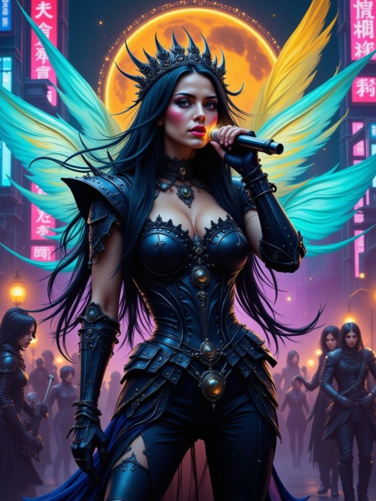 Fairy Rock Star in Neon Osaka