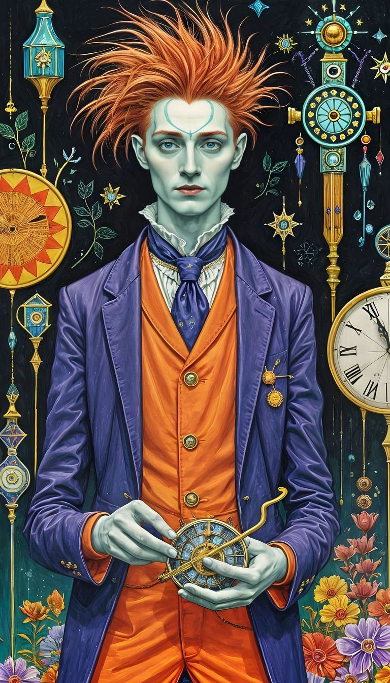 Inventor in a Whimsical Workshop