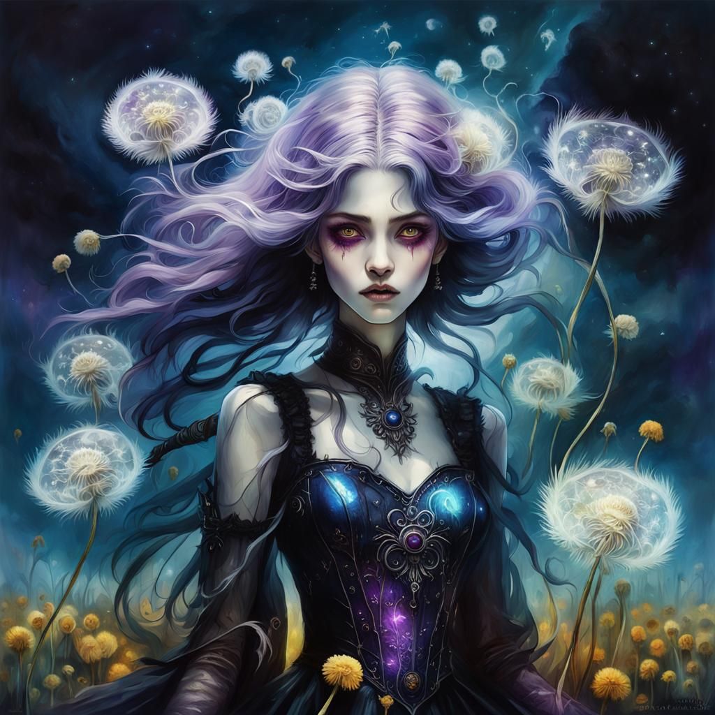 Ethereal Ghost Creature in Dreamlike Fairytale Style