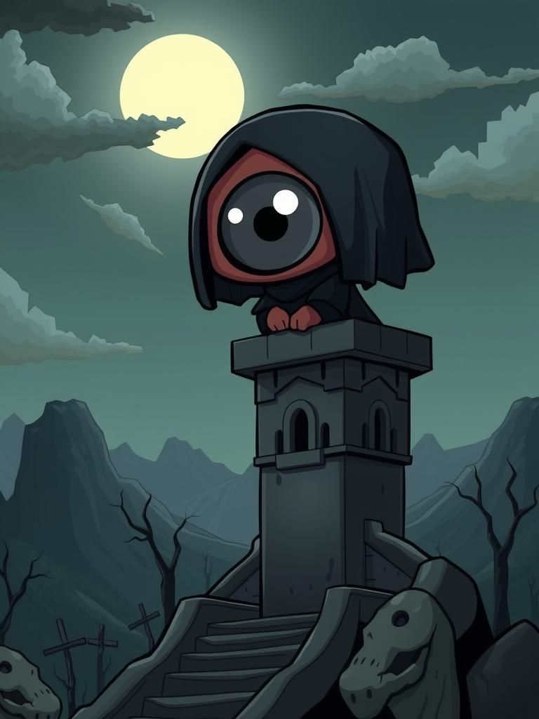 Chibi Sauron's Googly Eye Tower of Horror