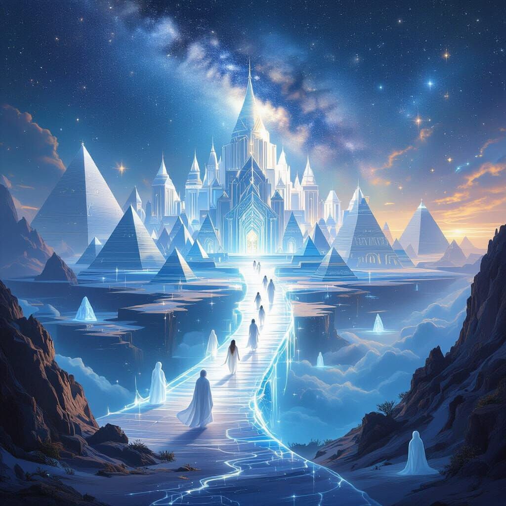 Ethereal Light Bridge to Cosmic Palace