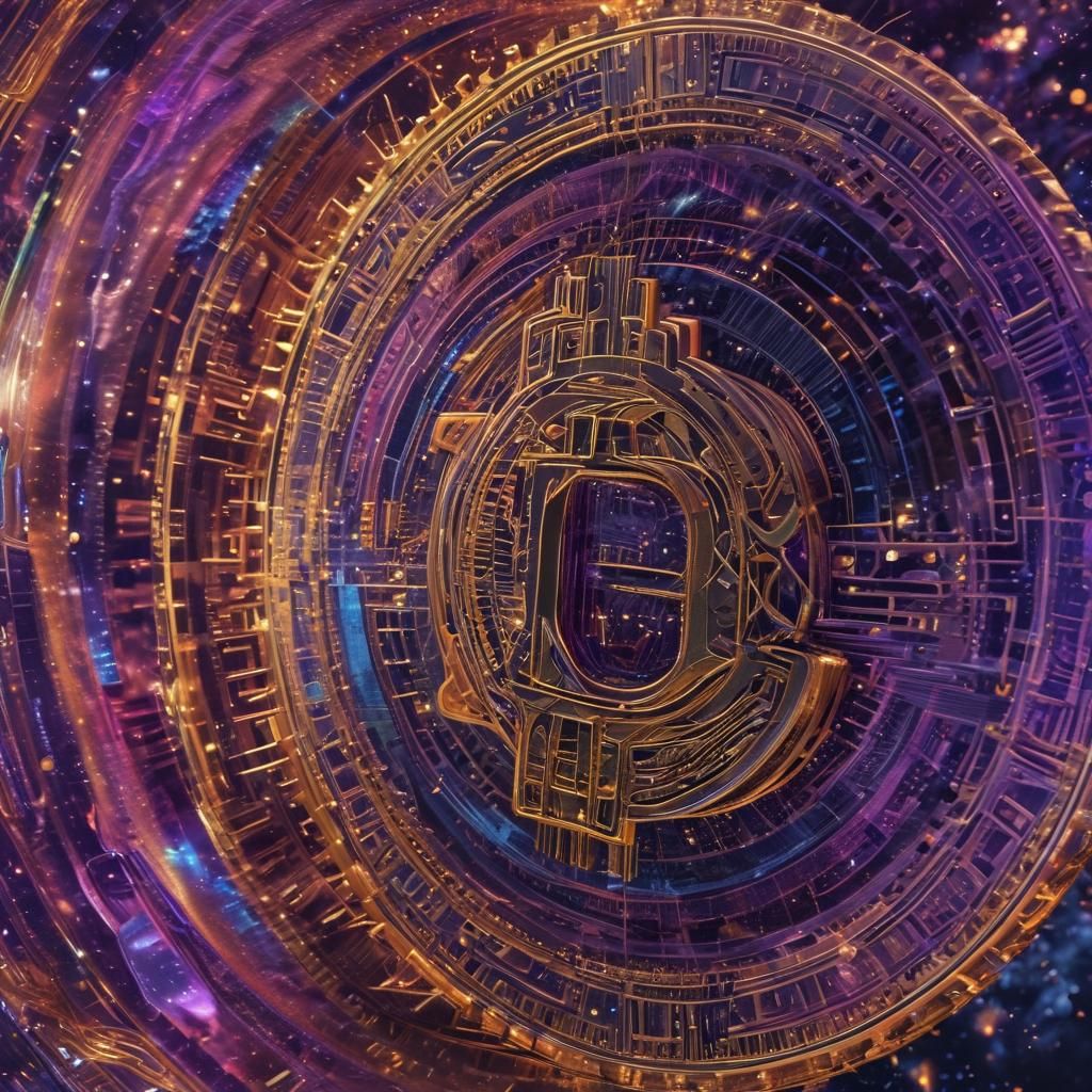 Cosmic Crypto Universe: Visionary Art with Fractal Details