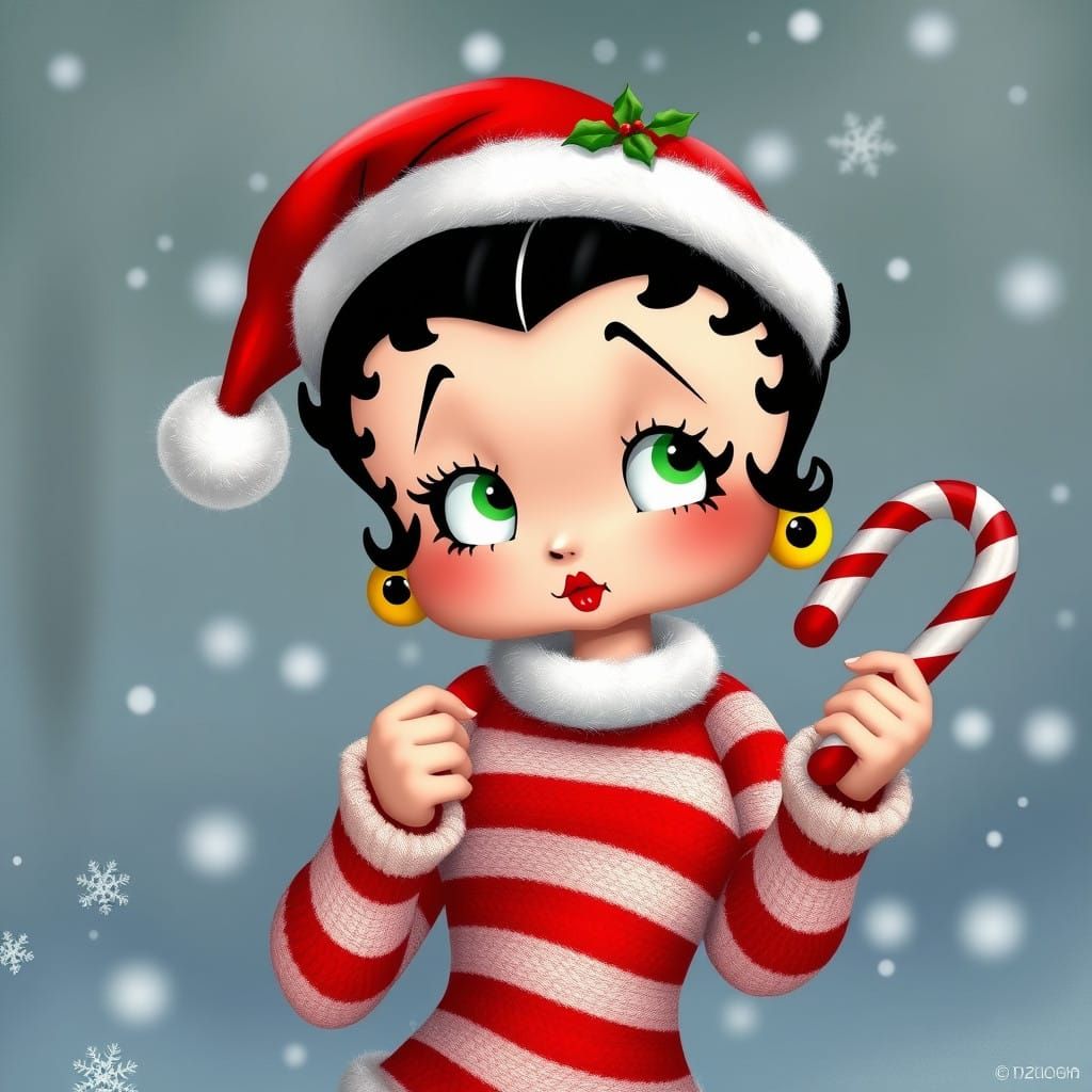 Betty Boop in Winter Wonderland