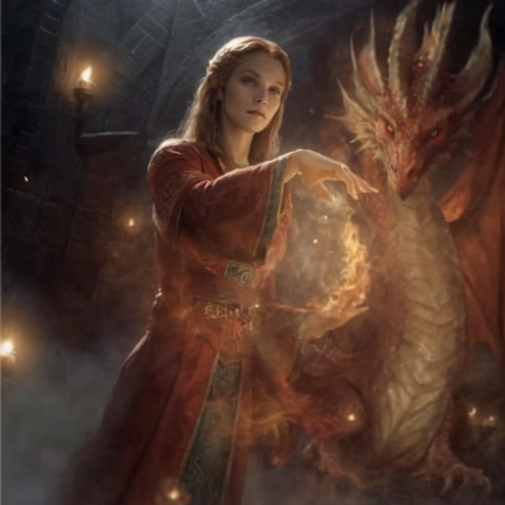 Scharess: The Great Red Dragon Deity