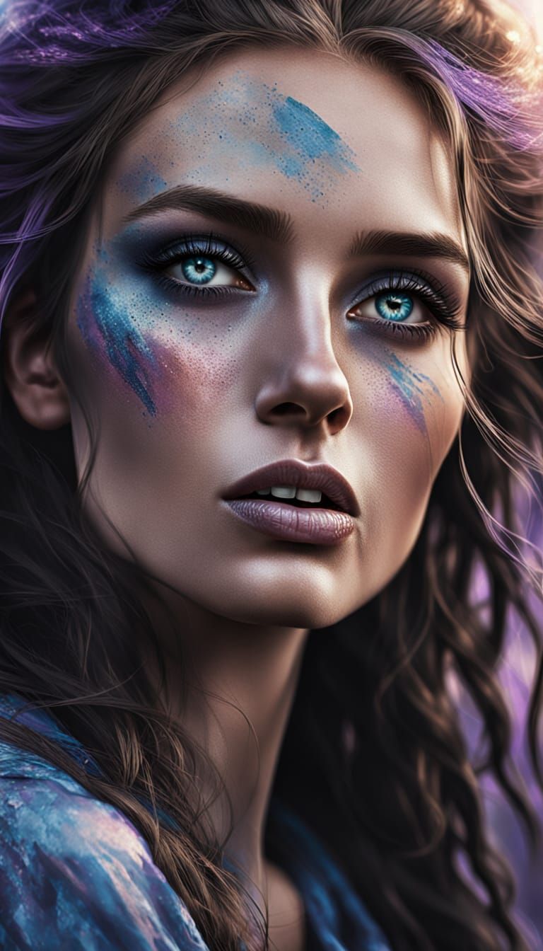 Bohemian Beauty Revealed in Hyperrealistic Digital Art