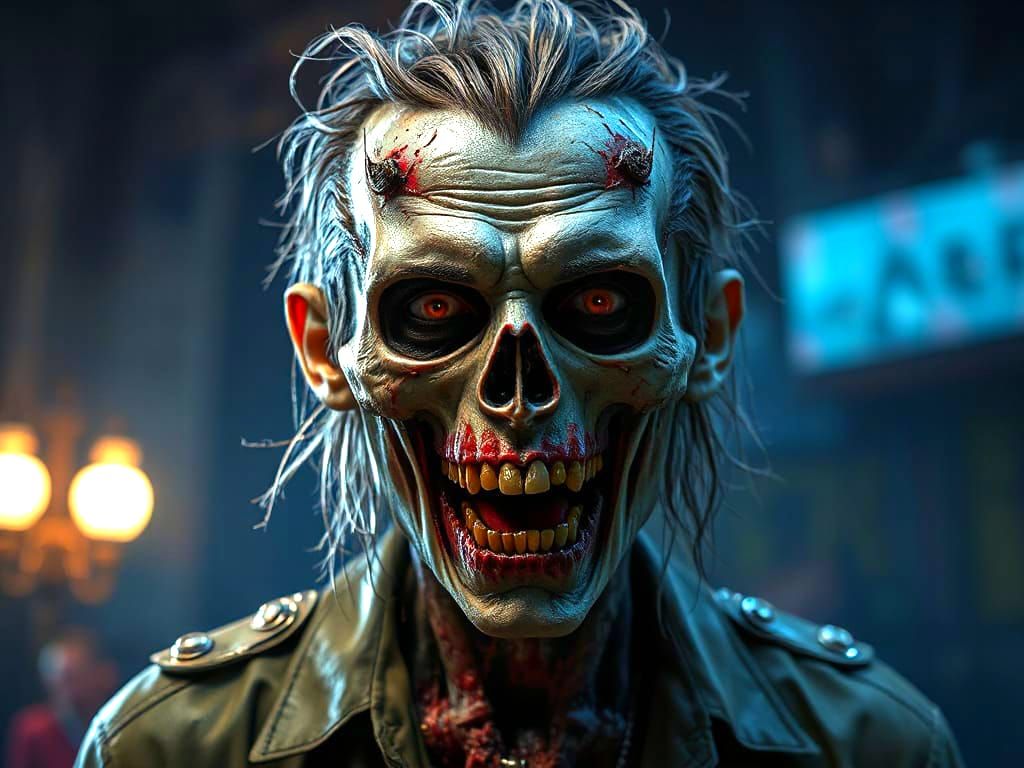 Zombie Fantasy Concept Art with Rembrandt Style