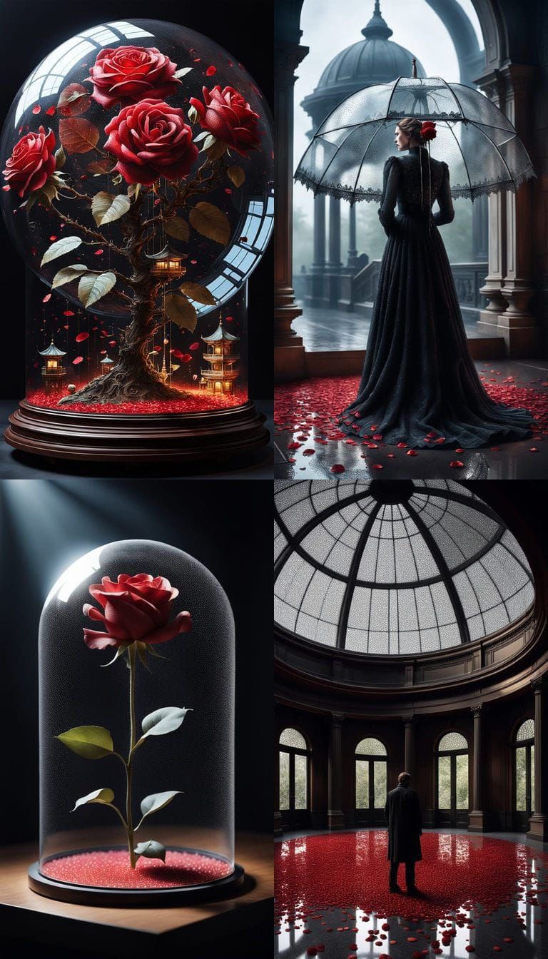 Copy of the image in Edgy extreme pointillism style.  8kres 4d Hyperdetailed ultrarealistic style. Encased in a huge gla...