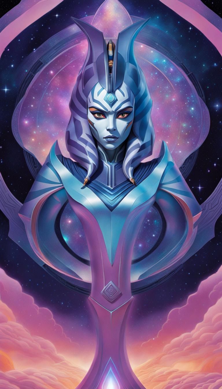 Ahsoka Tano as a Holographic Astral God