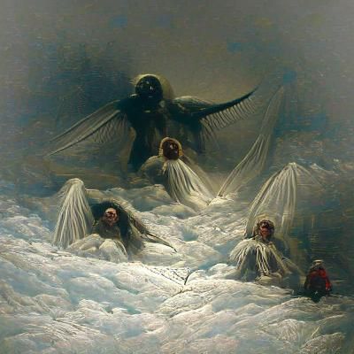 Angelic Horror Inspired by Gustave Doré